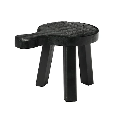 Hello Honey® 9.5" Black Decorative Smooth Wood Pedestal