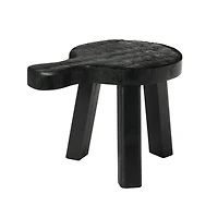 Hello Honey® 9.5" Black Decorative Smooth Wood Pedestal