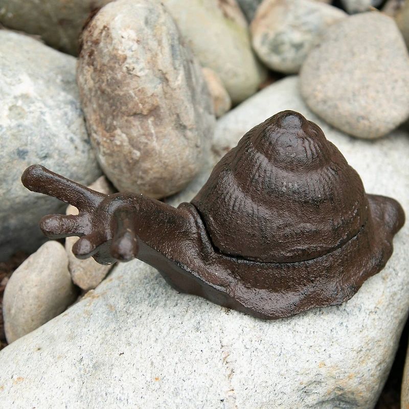 6" Garden Snail Secret Key Holder