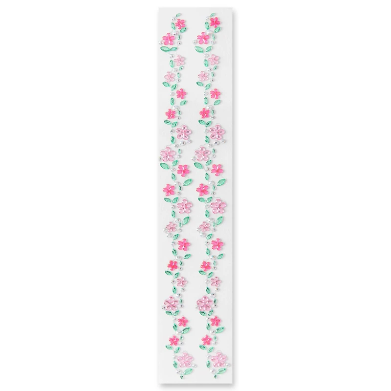 Flowers Strip Bling Stickers by Recollections™
