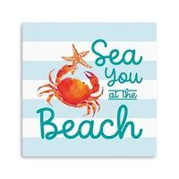 Coral Aqua IV Canvas Giclee