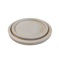 Round Framed Wood Tray Set by Make Market®