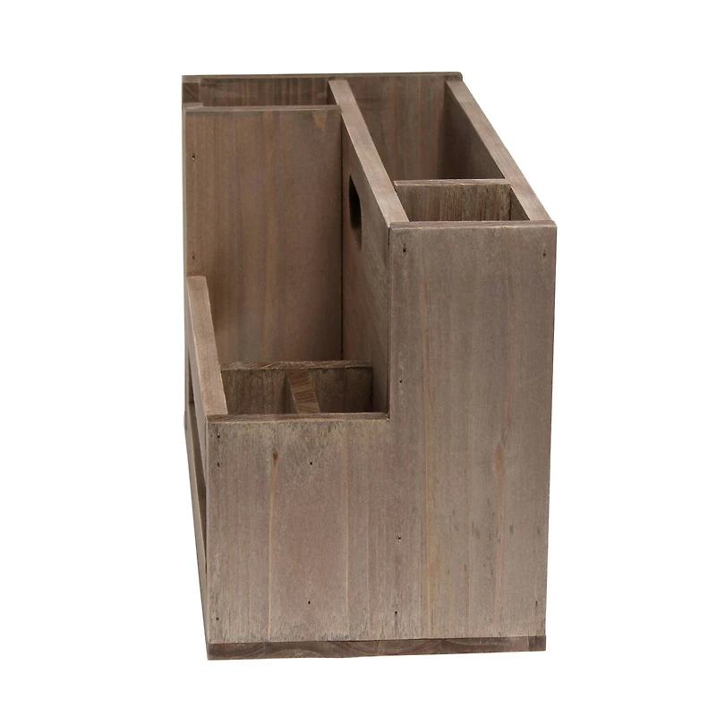 Elegant Designs Wood Caddy Organizer
