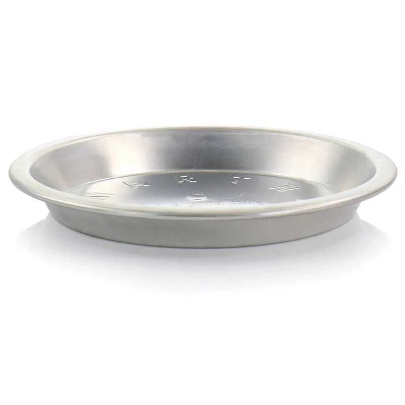 Martha Stewart Silver 9" Round Embossed Aluminum Pie Pan