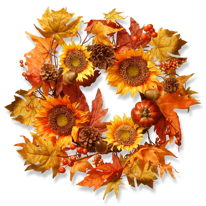 22'' Sunflower Wreath