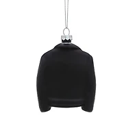 4.5" Black Rock Jacket Glass Ornament by Ashland®
