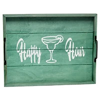 Elegant Designs™ 15.5" Happy Hour Serving Tray with Handles