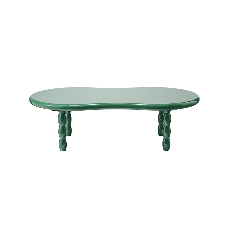 Hello Honey® Green Oval Lacquered Coffee Table