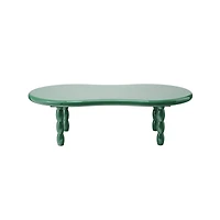 Hello Honey® Green Oval Lacquered Coffee Table