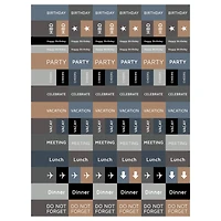 TF Publishing 2024 Neutral Plaid Medium Weekly Monthly Planner