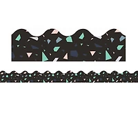 Eureka® Simply Sassy Black Terrazzo Extra Wide Deco Trim®, 222ft.