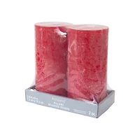 6" Red Pillar Candles, 2ct. by Ashland®