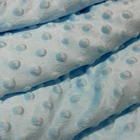 Feldman Blue Dot Soft Chenille Fabric