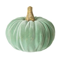 Glitzhome® Mint Green Velvet Pumpkins Set