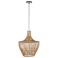 Hello Honey® Round Wicker Pendant Light