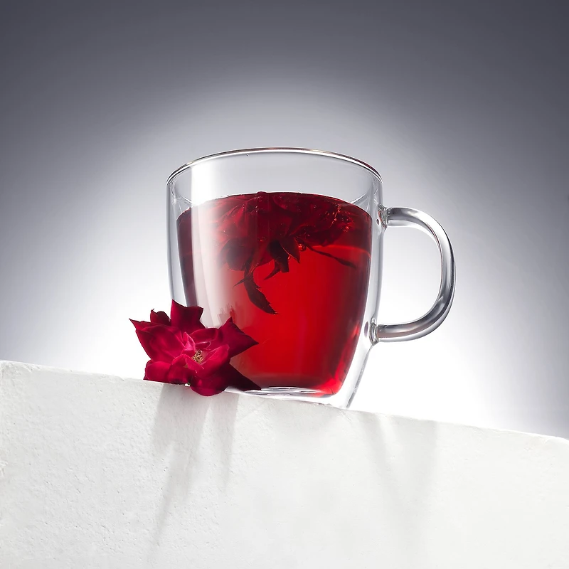 JoyJolt® 13.5oz. Savor Double Wall Coffee Glasses, 4ct.