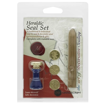 Manuscript Heraldic Wax Sealing Set