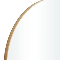 Gold Contemporary Wall Mirror, 36" x 1" x 36"