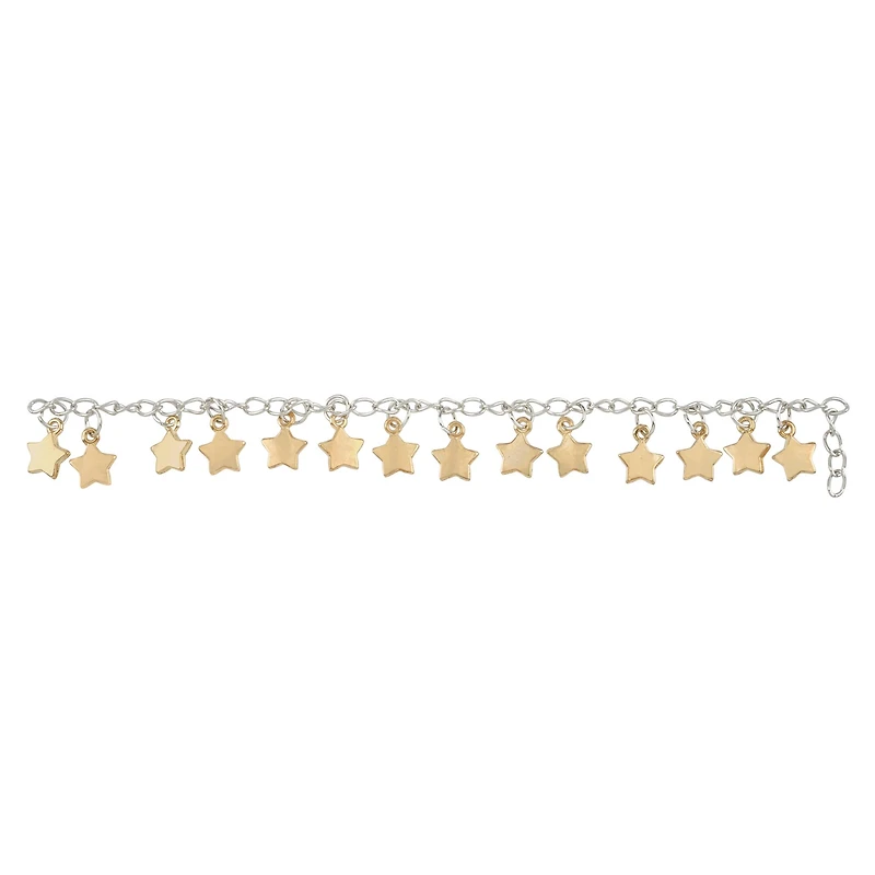 Gold Metal Star Charms, 12mm by Bead Landing™