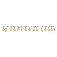 Gold Metal Star Charms, 12mm by Bead Landing™