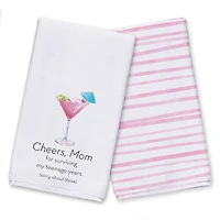 Cheers Mom Tea Towel Set