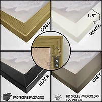 Designart "Green And Orange Artisanal Boho Pottery I" Boho Pottery Framed Canvas Art Print