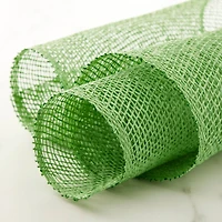 10" x 19ft. Green Poly Burlap Mesh by Celebrate It™