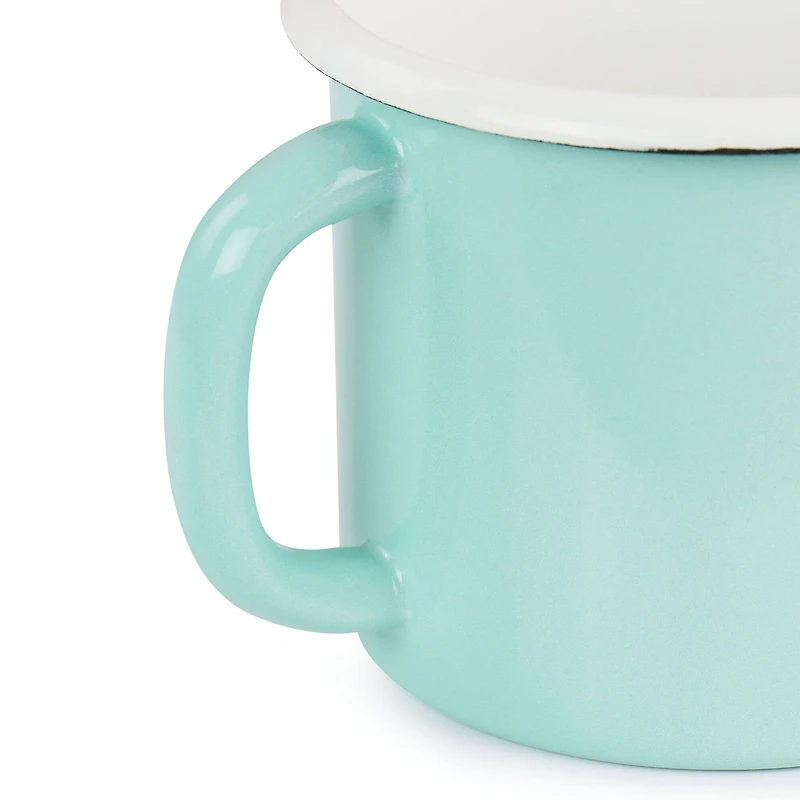 Martha Stewart 2.5 Cup Aqua Enamel on Steel Measuring Cup