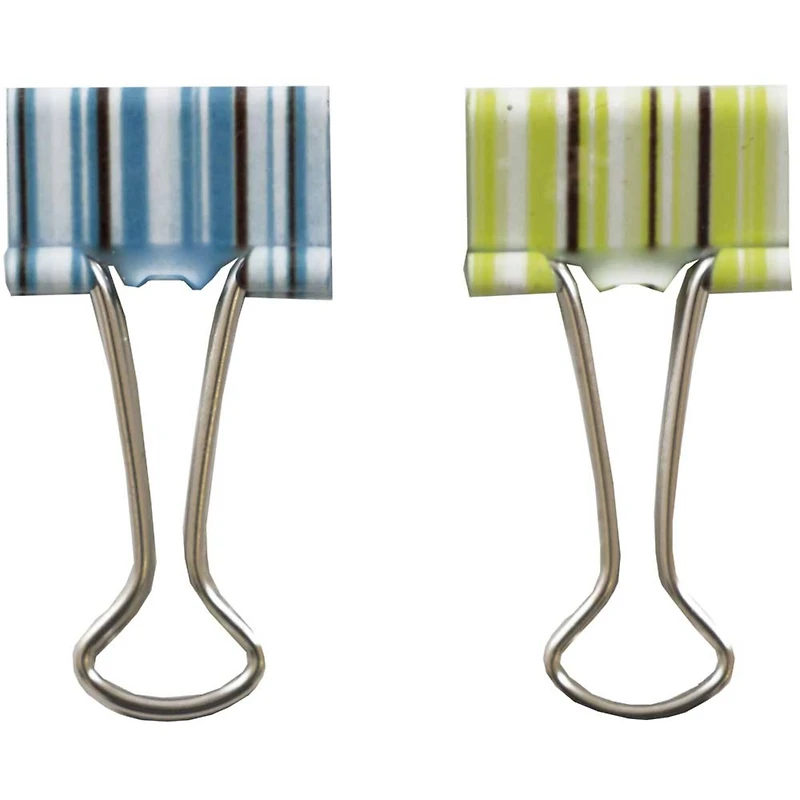 JAM Paper Striped Fashion Binder Clips
