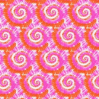 Fabric Editions Pink & Orange Tie Dye Cotton Fabric