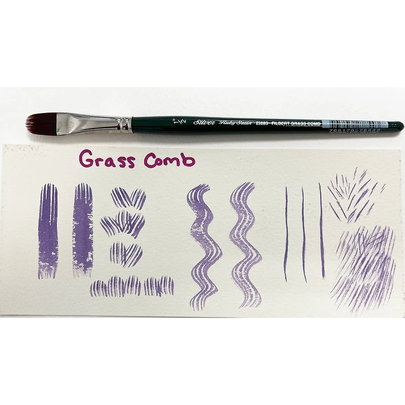 Silver Brush Limited Ruby Satin® 6 Piece Grass Combs Brush Set