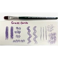 Silver Brush Limited Ruby Satin® 6 Piece Grass Combs Brush Set