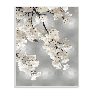 Stupell Industries Spring Blossoms White Flowers Tree Branch Wall Plaque
