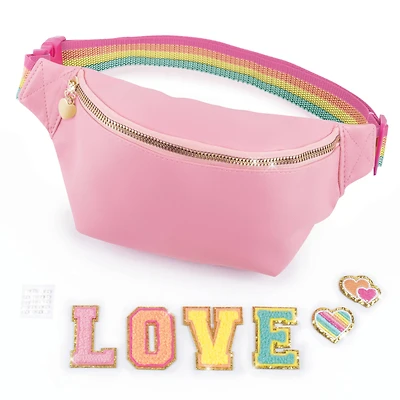 Make It Real™ Fashion Bum Bag with Patches Kit