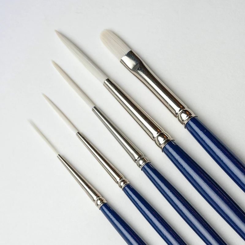 Silver Brush Limited Bristlon Liner Brushes, Set of 5