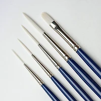 Silver Brush Limited Bristlon Liner Brushes, Set of 5