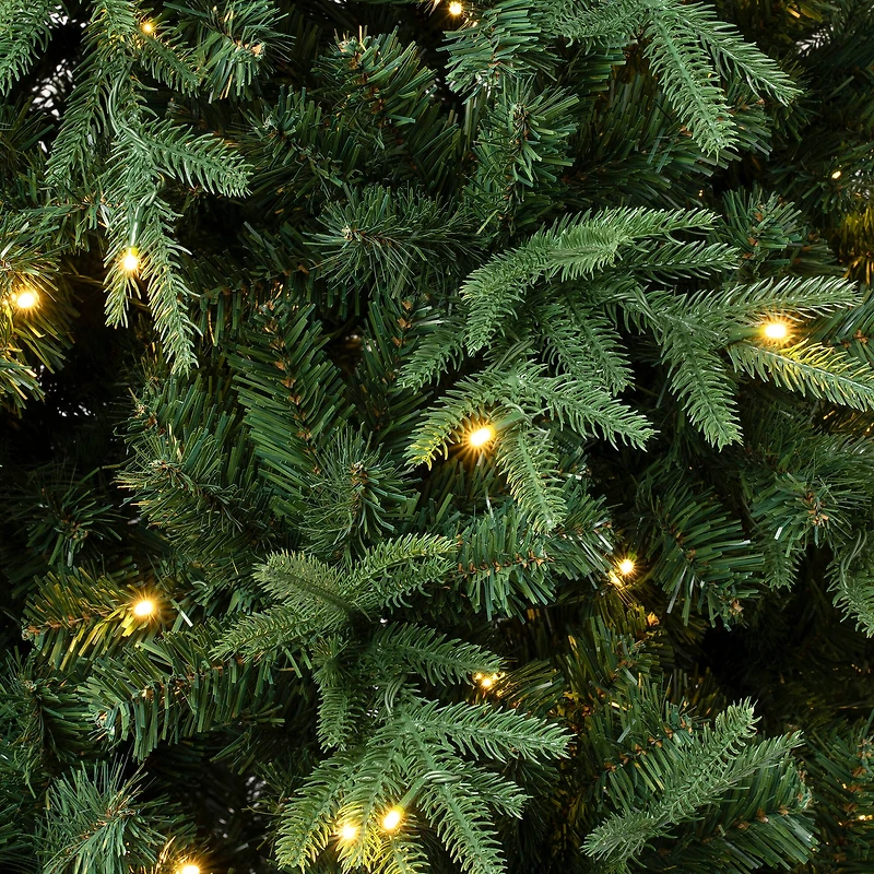 7.5ft. Pre-Lit Feel-Real® Duxbury Artificial Christmas Tree, Warm White LED Lights