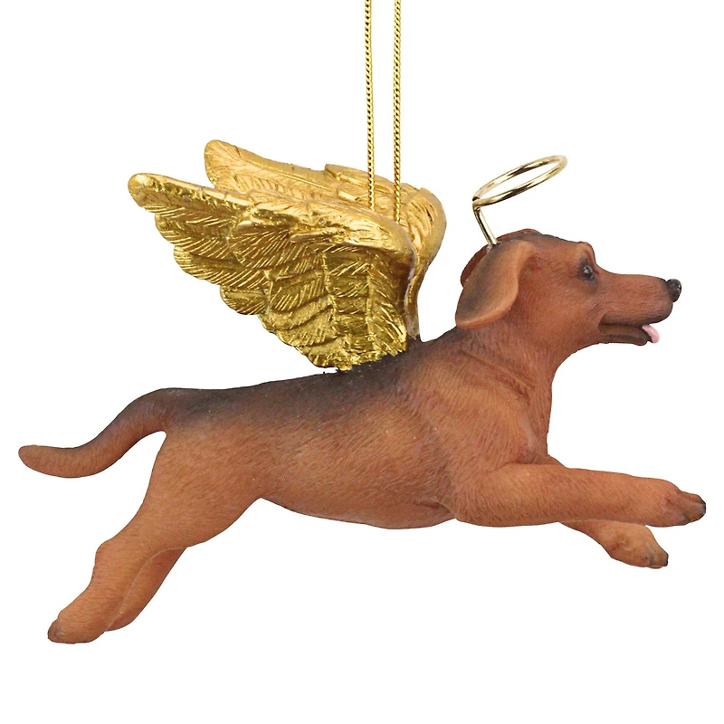 Design Toscano Honor the Pooch Dachshund Angel Ornament