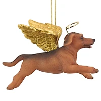Design Toscano Honor the Pooch Dachshund Angel Ornament