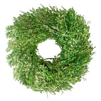 15" Green Foliage Artificial Spring Wreath