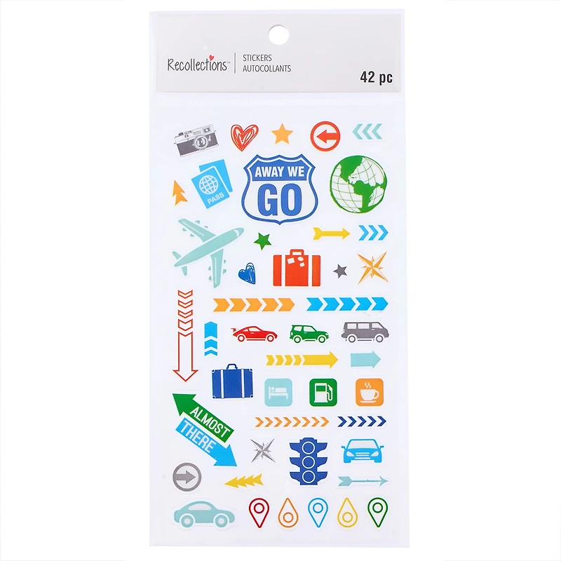 Travel Icons Stickers by Recollections™