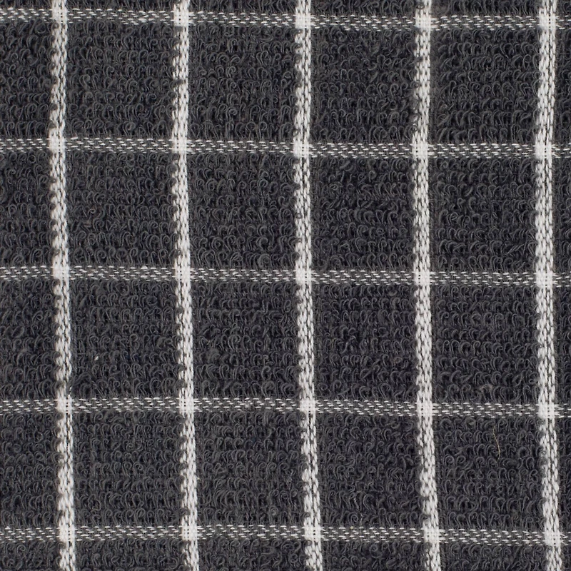DII® Gray Combo Windowpane Dishcloths, 6ct.