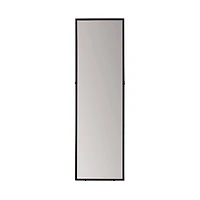 Habitat Carmen 60" Black Rectangular Linear Standing Mirror