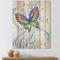 Designart - Iridiscent Butterfly