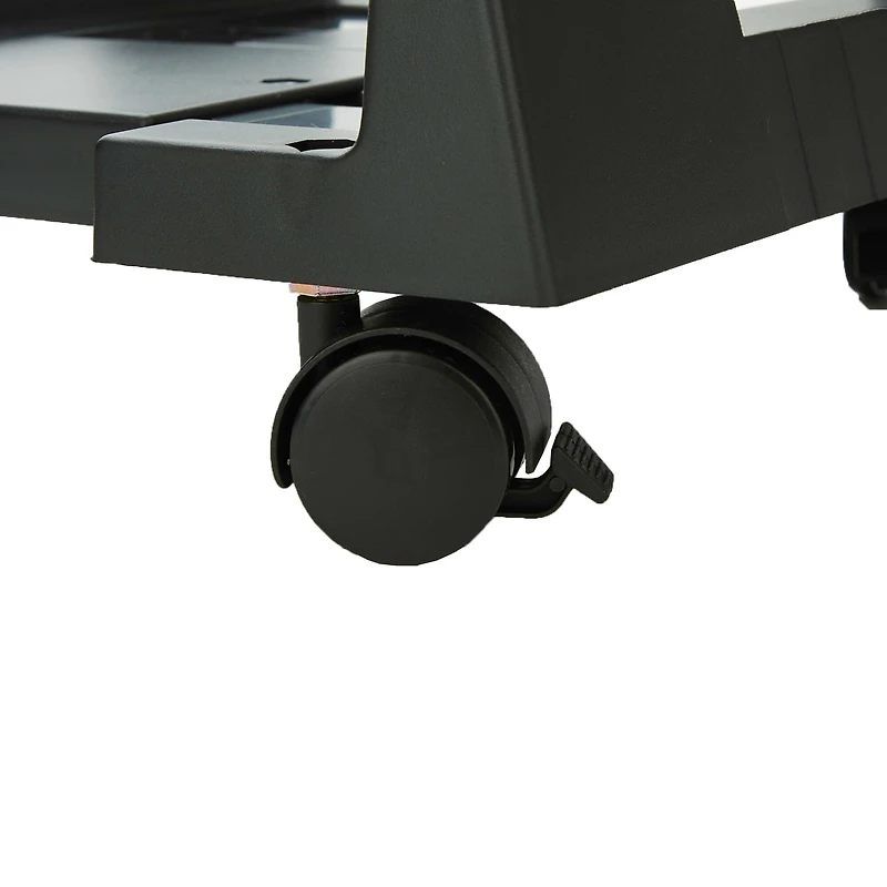 Mind Reader Black Adjustable Mobile Computer Stand