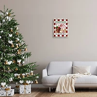 Stupell Industries Christmas Bakery & Candy Canvas Wall Art