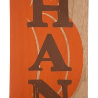 Glitzhome® 3.5ft. Thanksgiving Wooden Pumpkin Porch Sign