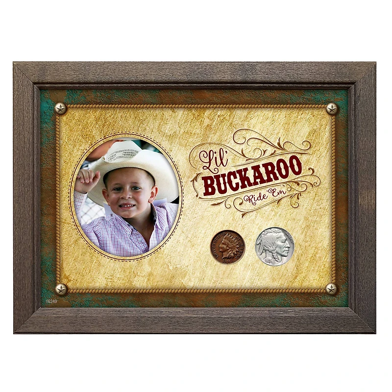 Lil' Buckaroo Coin Set 5" x 7" Frame