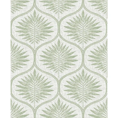 Wallpops Green Primitive Leaves Peel & Stick Wallpaper