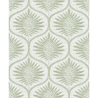 Wallpops Green Primitive Leaves Peel & Stick Wallpaper